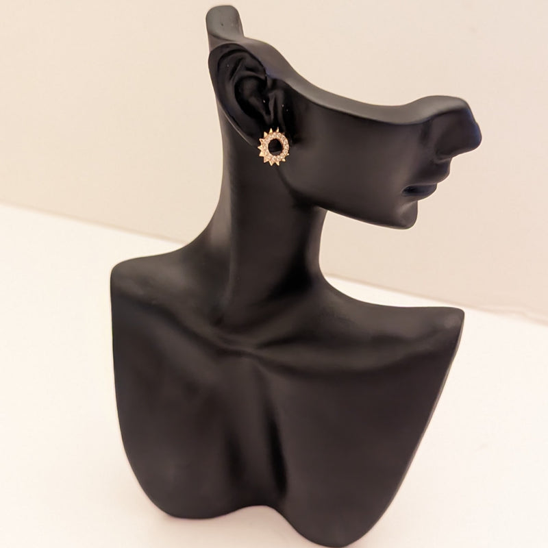 999 quality silver earring pair - ER033-RG