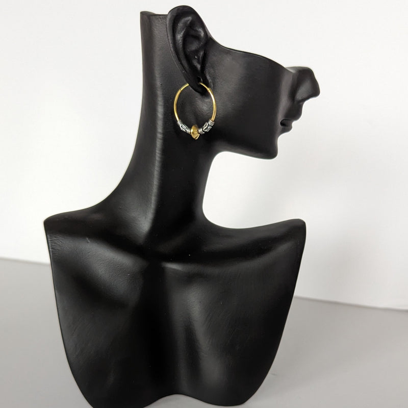 999 quality silver earring pair - ER034-2T