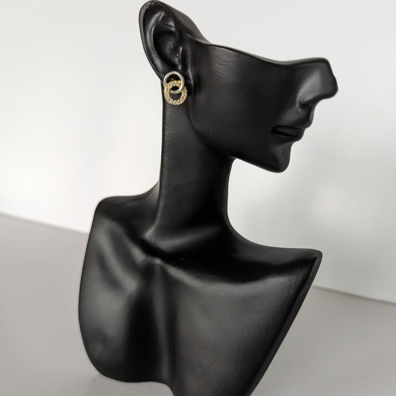 999 quality silver earring pair - ER045-2T