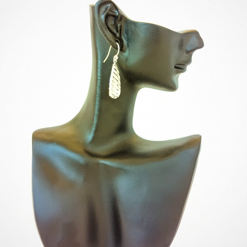 999 quality silver earring pair - ER046