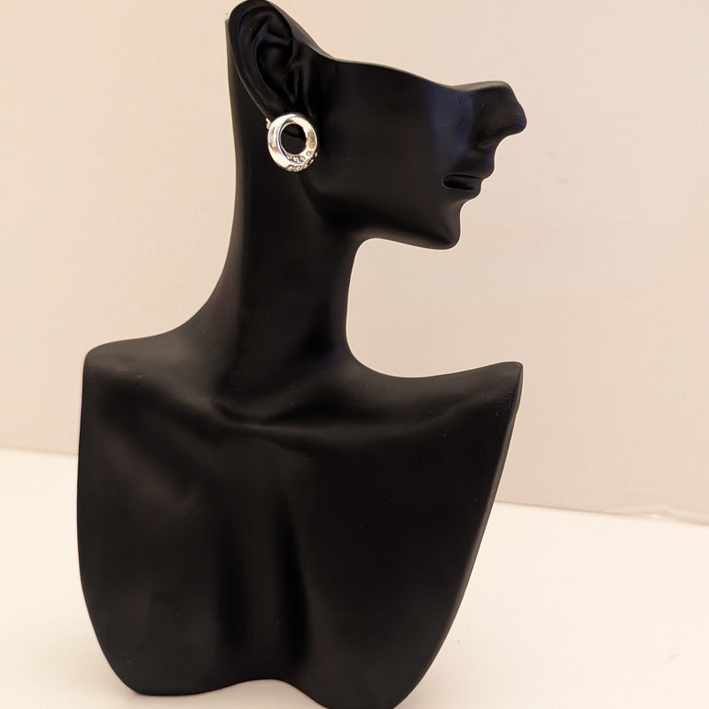 999 quality silver earring pair - ER048