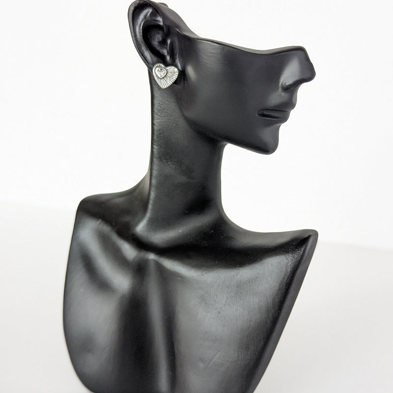 999 quality silver earring pair - ER071-AT