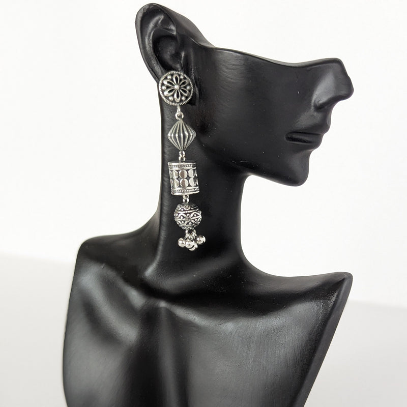 999 quality silver earring pair - ER077-AT