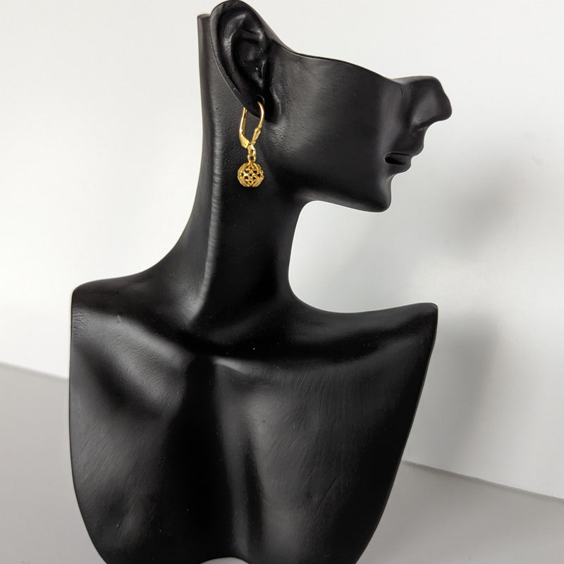 999 quality silver earring pair - ER081-FG