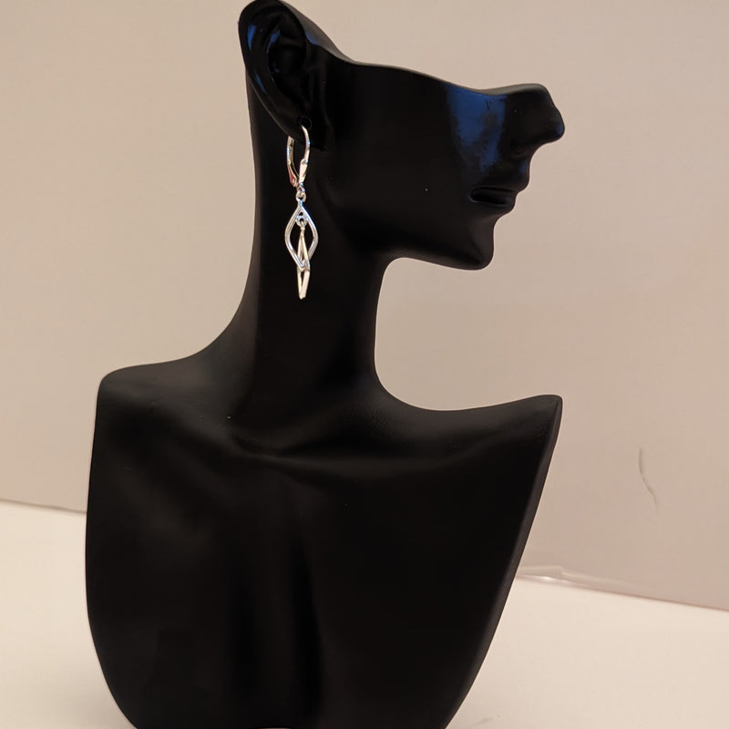 999 quality silver earring pair - ER082