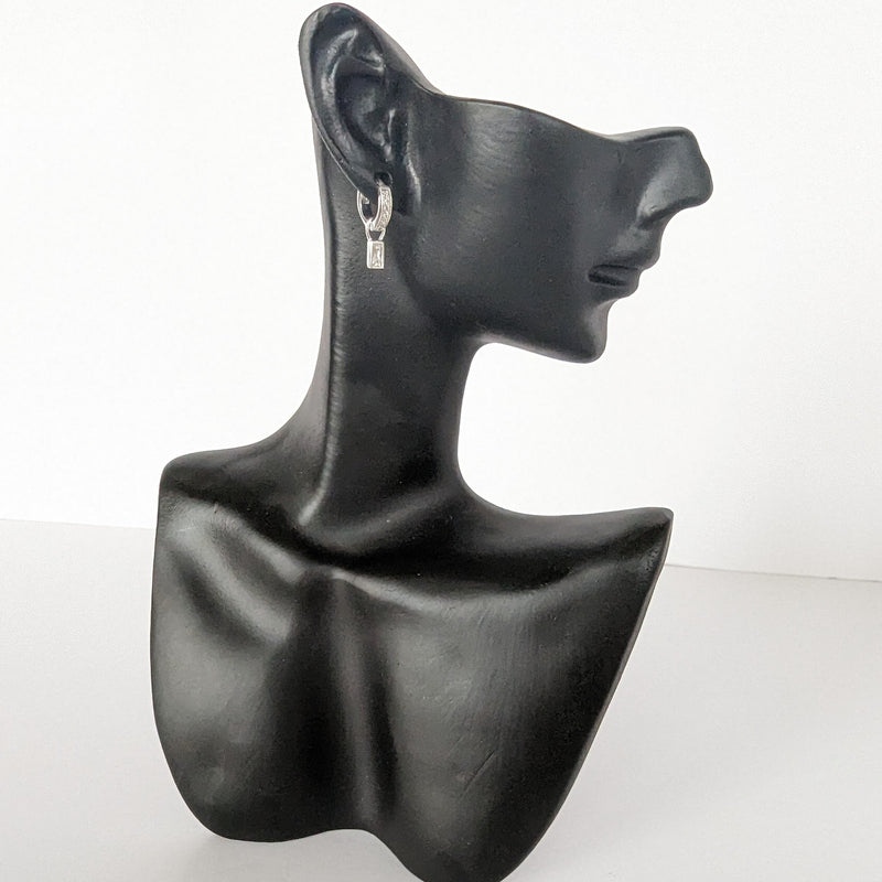 999 quality silver earring pair - ERH004