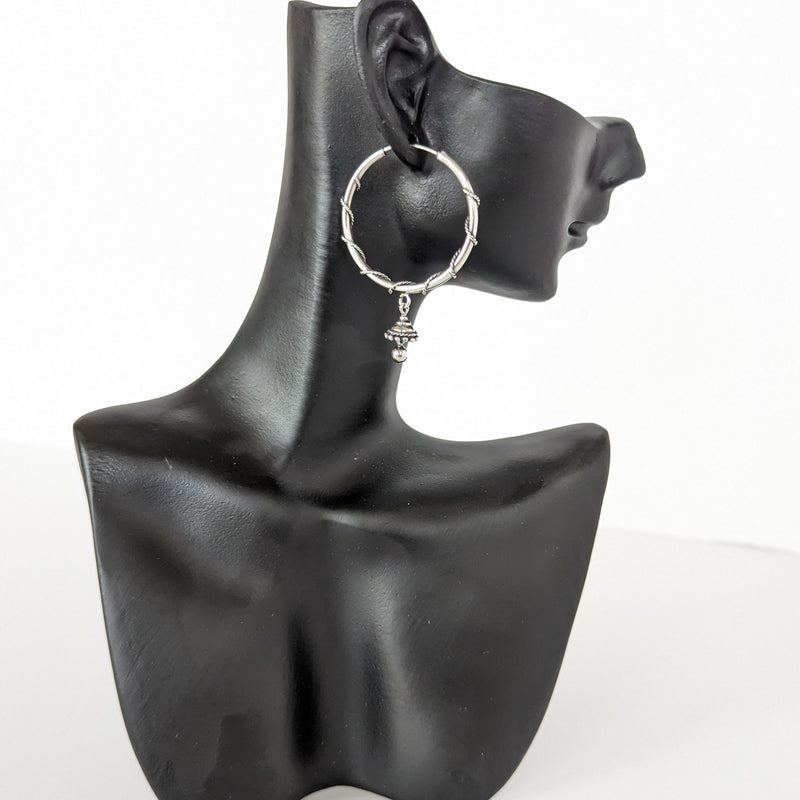 999 quality silver earring pair - ERH005