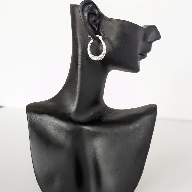 999 quality silver earring pair - ERH013