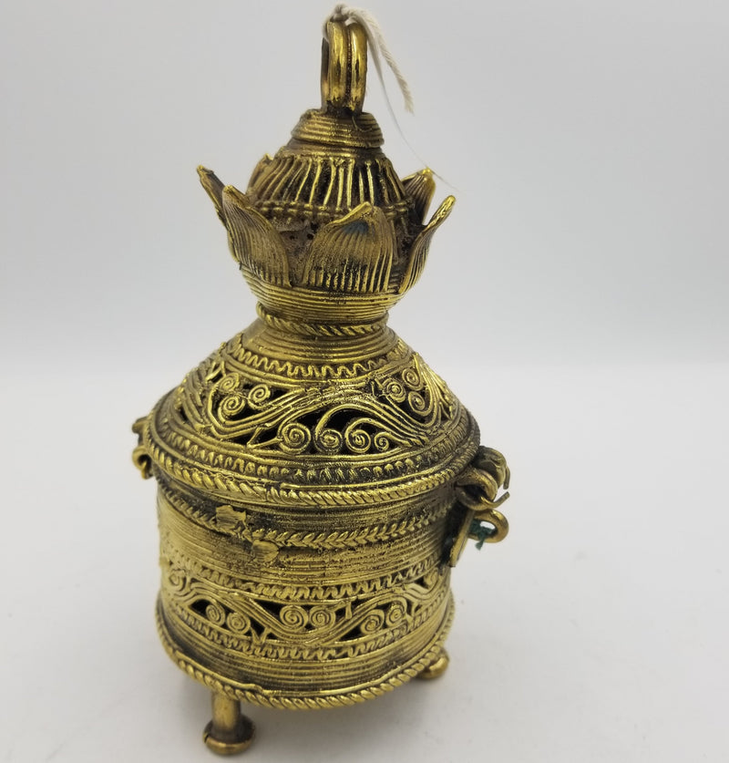 Brass Dhokra Flower Box
