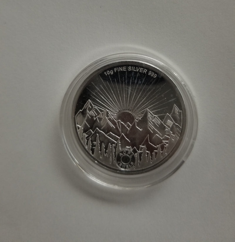 999 Silver Coin - 10 Grams Assorted Embossed