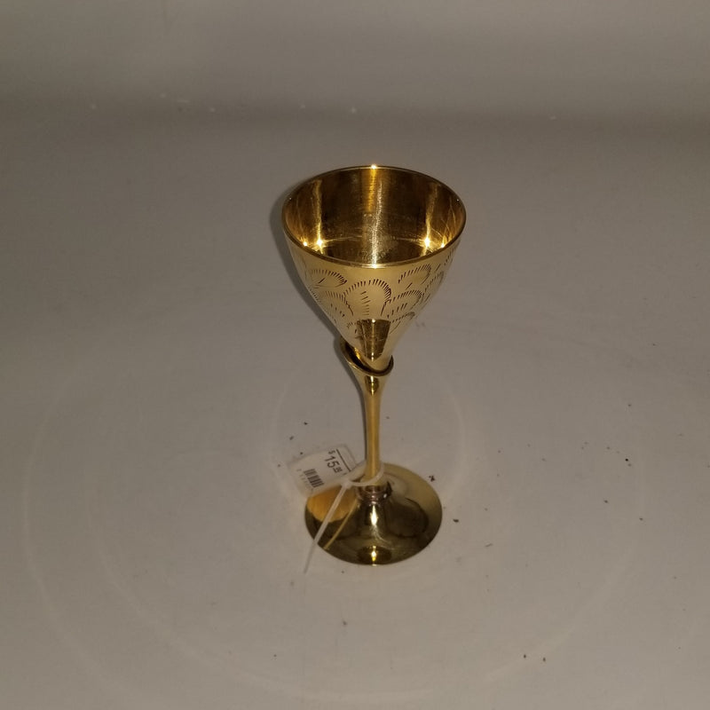 8" Brass Goblet Pakizah