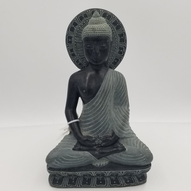 10”  x 4” x 6” Granite Sitting Buddha
