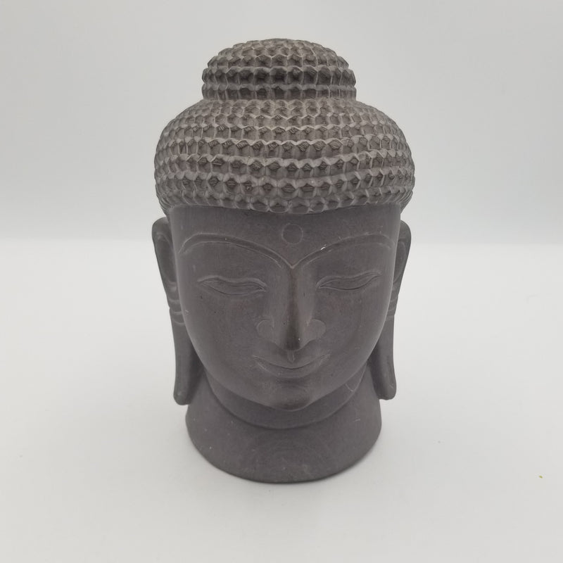8” x 5.5” x 6” Granite Buddha Head