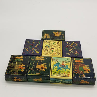 Papier Mache 3" x 4" Jewel Box assorted