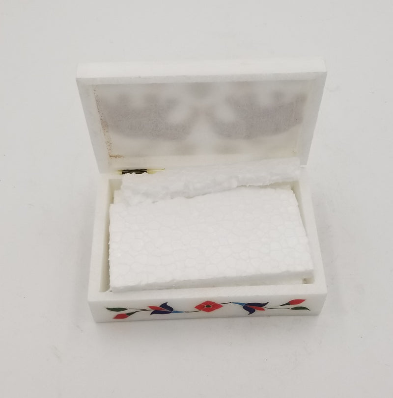 Marble Box 2 elephant inlay 4x6