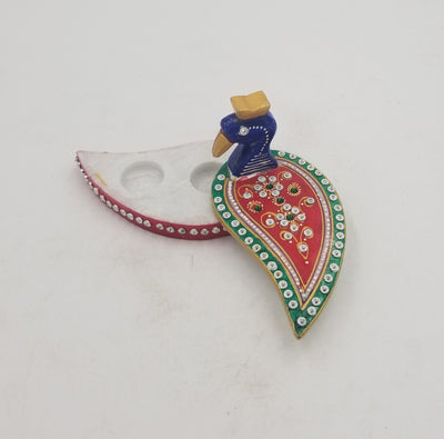 Marble Peacock Chopda painted