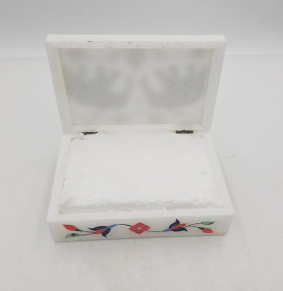 Marble Box 2 elephant inlay 4x6