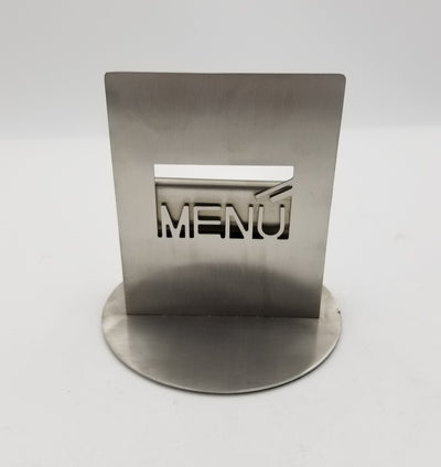 Stainless Steel Menu Card - 12 x 12 x 13CM