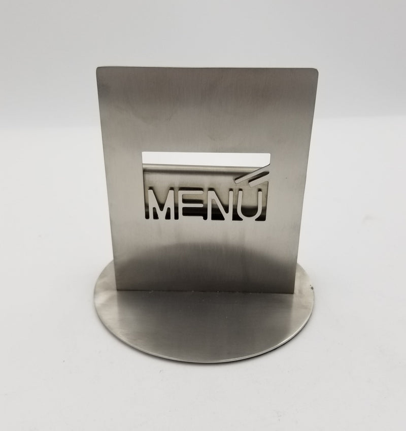 Stainless Steel Menu Card - 12 x 12 x 13CM
