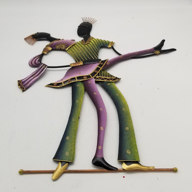24" H Wrought Iron Salsa Dancer