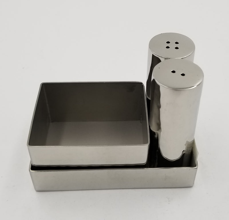 Stainless Steel Sugar Sachet & Salt Pepper Set