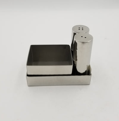 Stainless Steel Sugar Sachet & Salt Pepper Set