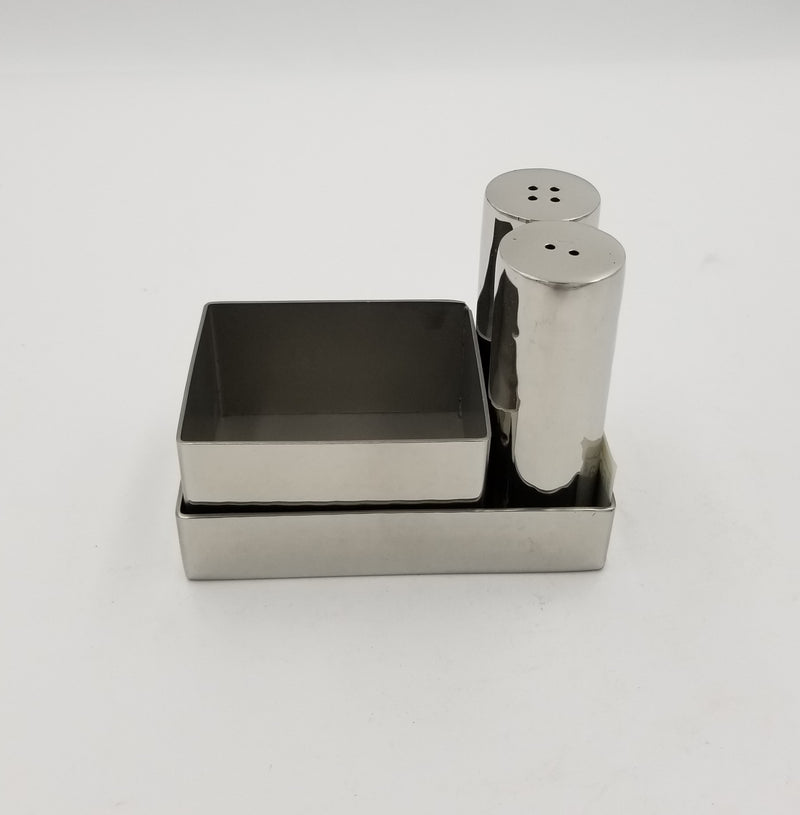 Stainless Steel Sugar Sachet & Salt Pepper Set