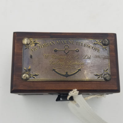 Brass small Telescope with Box