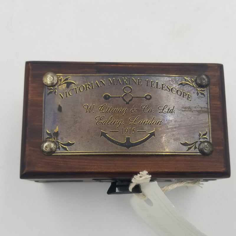 Brass small Telescope with Box