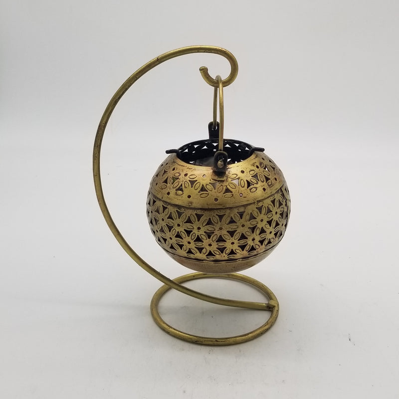 10"H Metal Tea Light Candle Holder on Stand