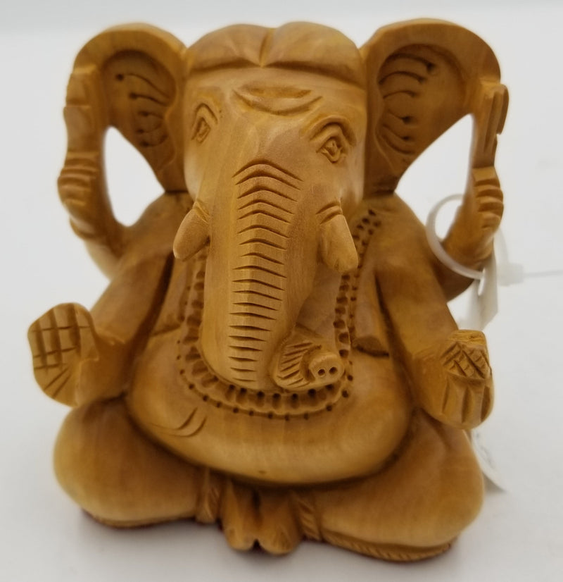 Wooden Ganesh Appu 4"