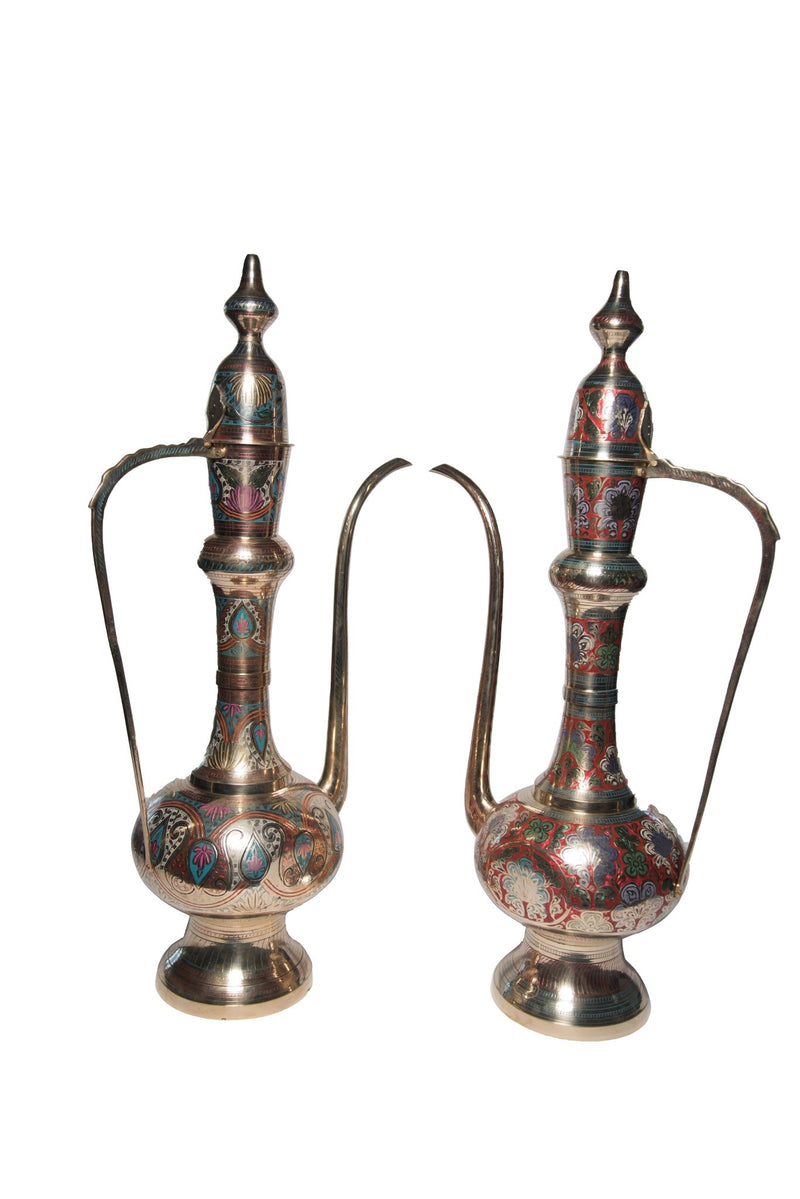 Brass Vase Aftabi 30" Mina