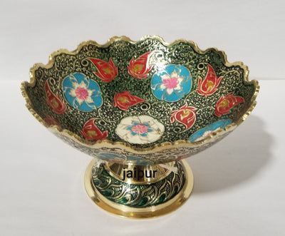 Brass Fruit Bowl T/W 8" MIna