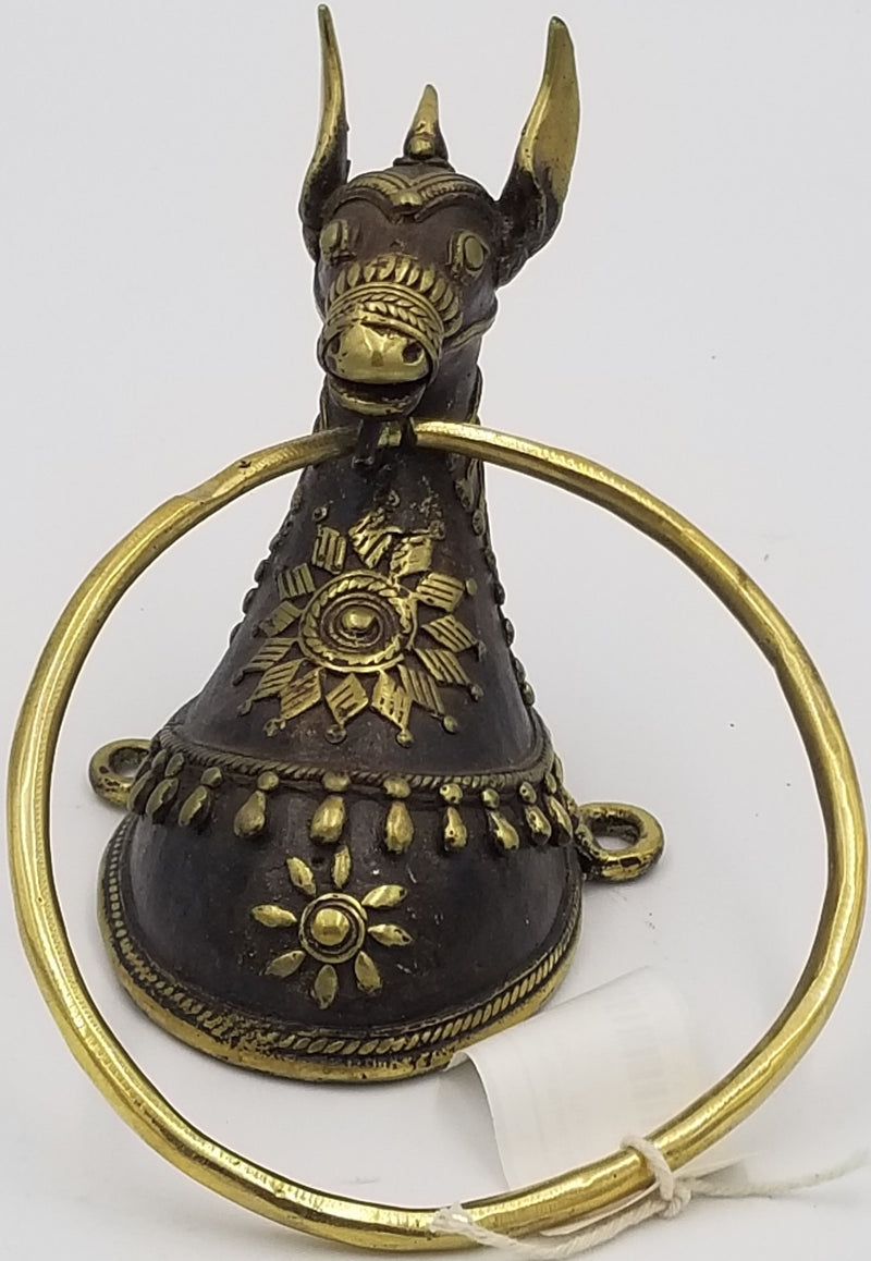 Dhokra Brass Horse Napkin Holder - 15 x 10 x 12 cms