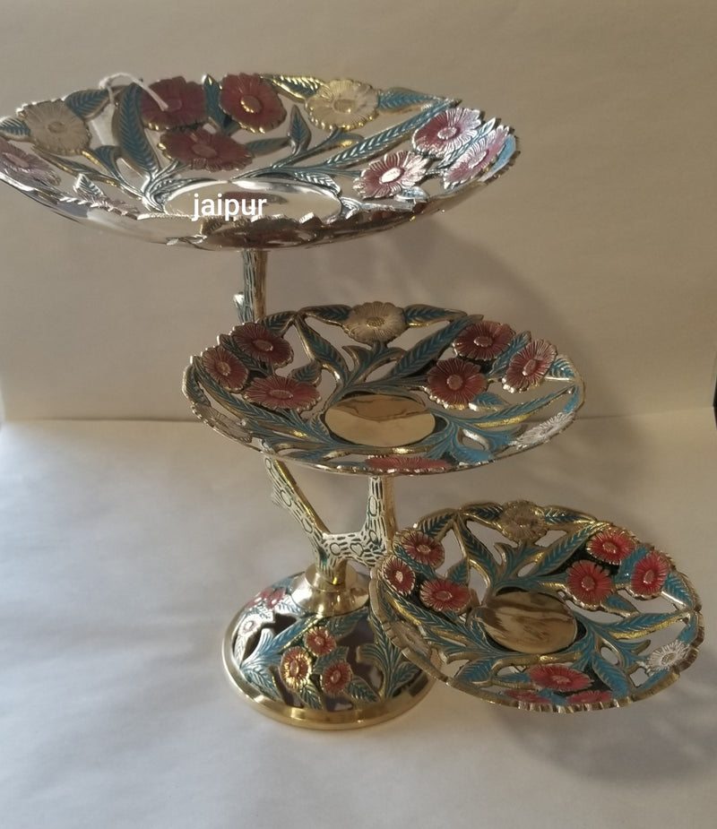 Brass Multiarm cake stand Guddu MA 3KA Mina