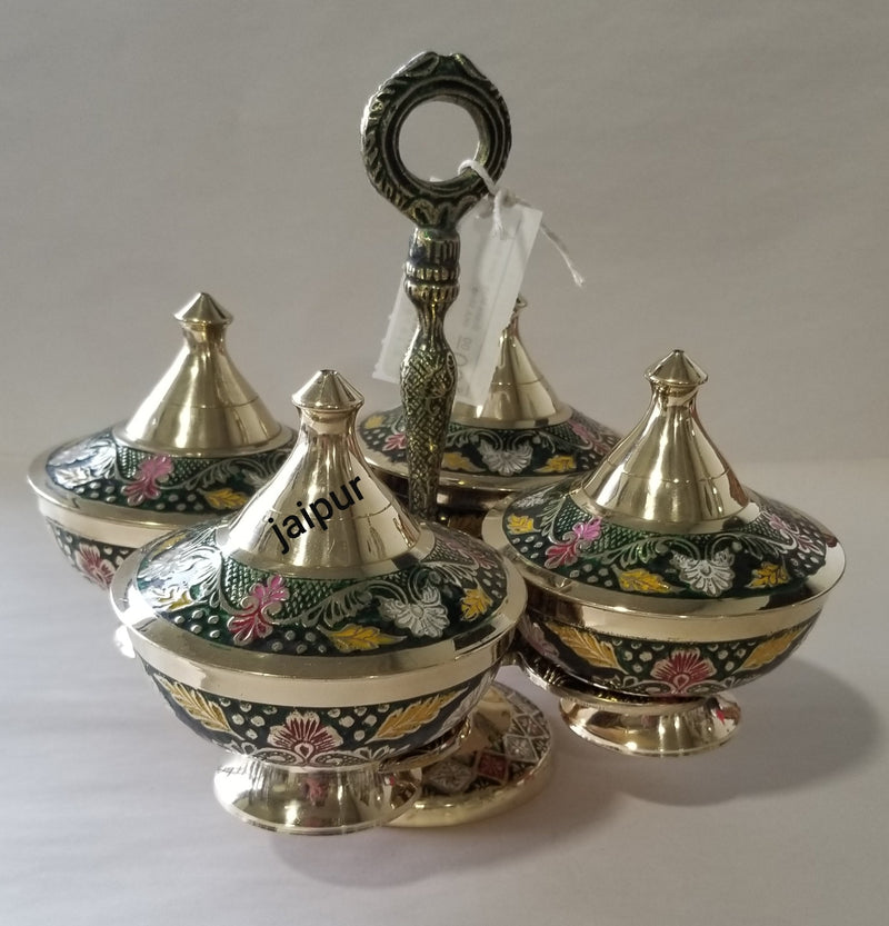 Brass Multi Stand Bowl 4KA Mina
