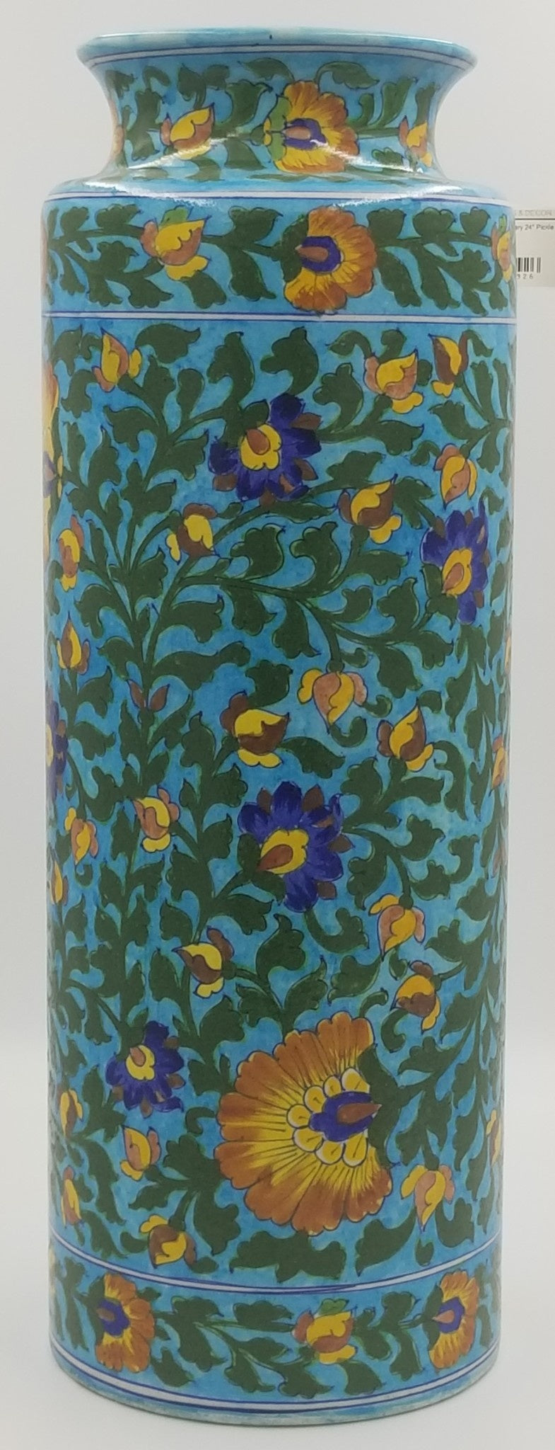 Blue Pottery 24" Pickle Jar