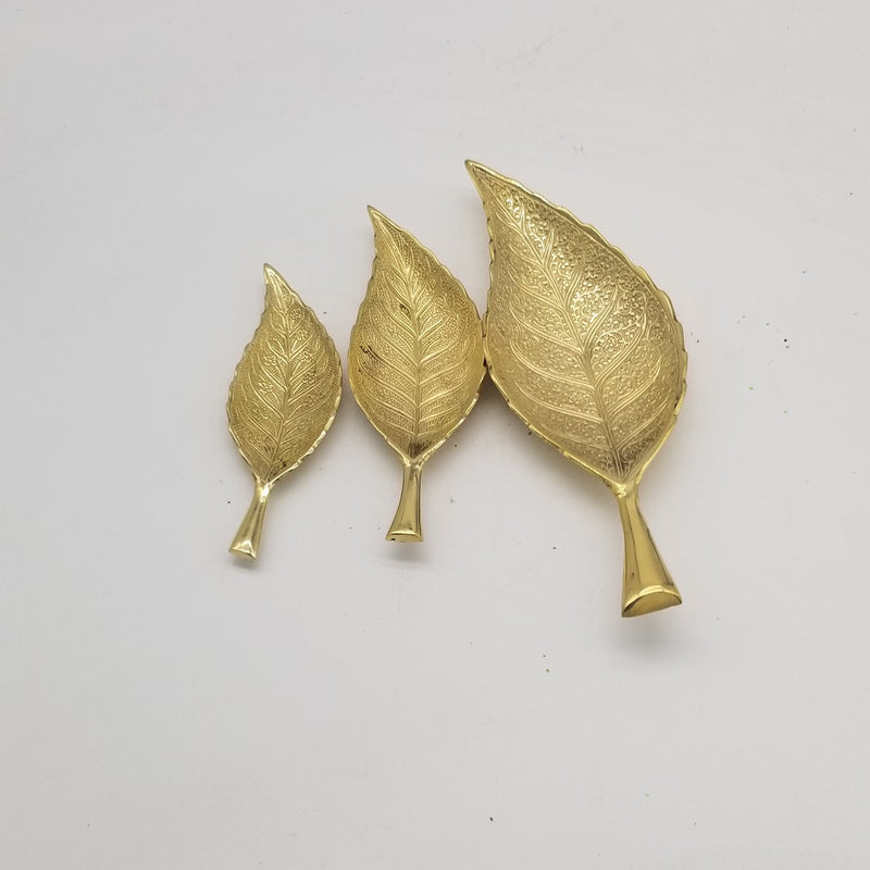 Brass Neem Leaf set of 3 P