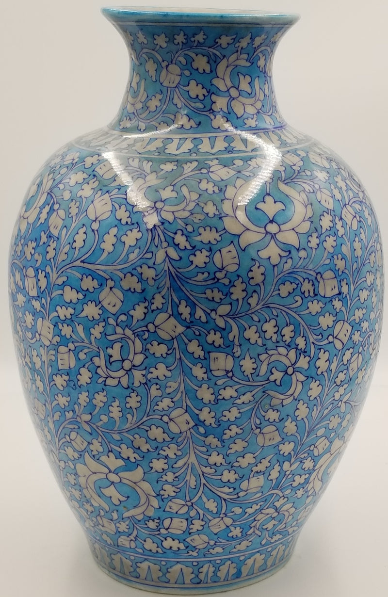 Blue Pottery Pot 24"